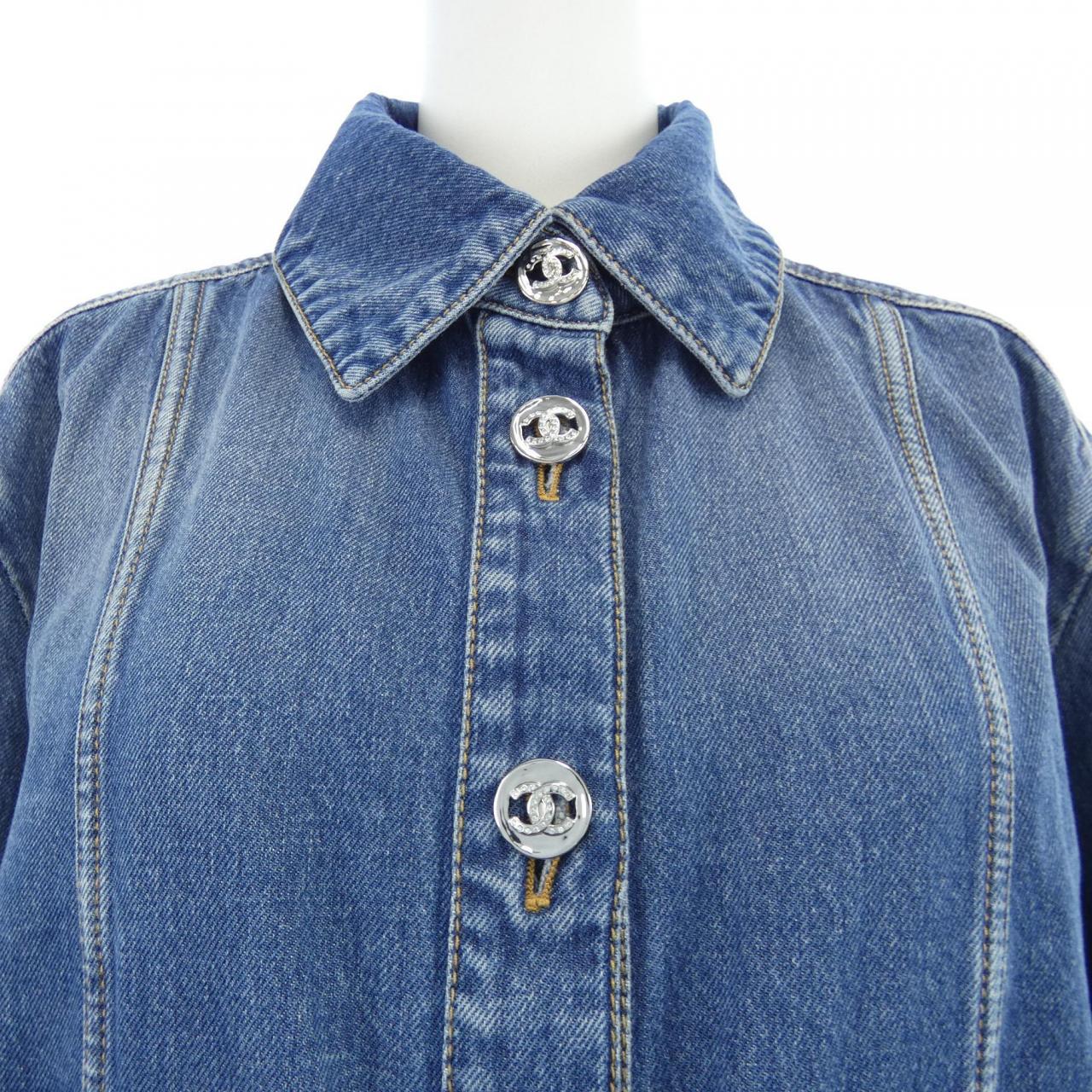 シャネル CHANEL LOOK12 P76746V68693 デニムジャケット