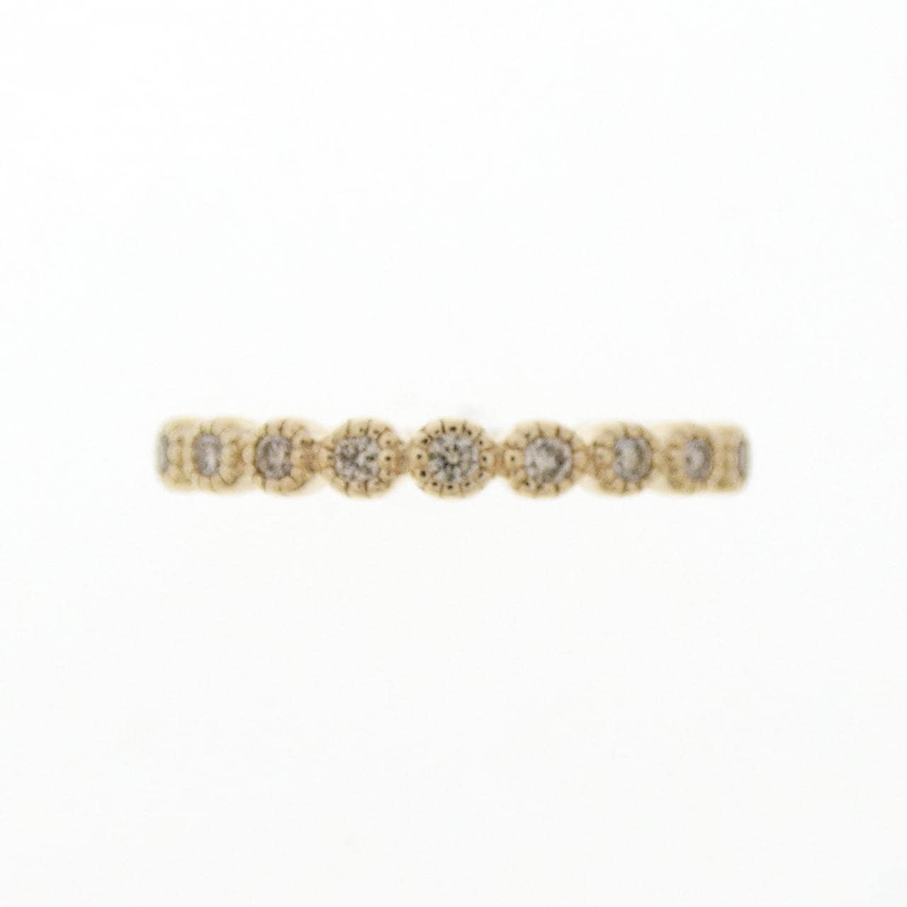 アガット ダイヤモンド ピンキー リング 0.07CT