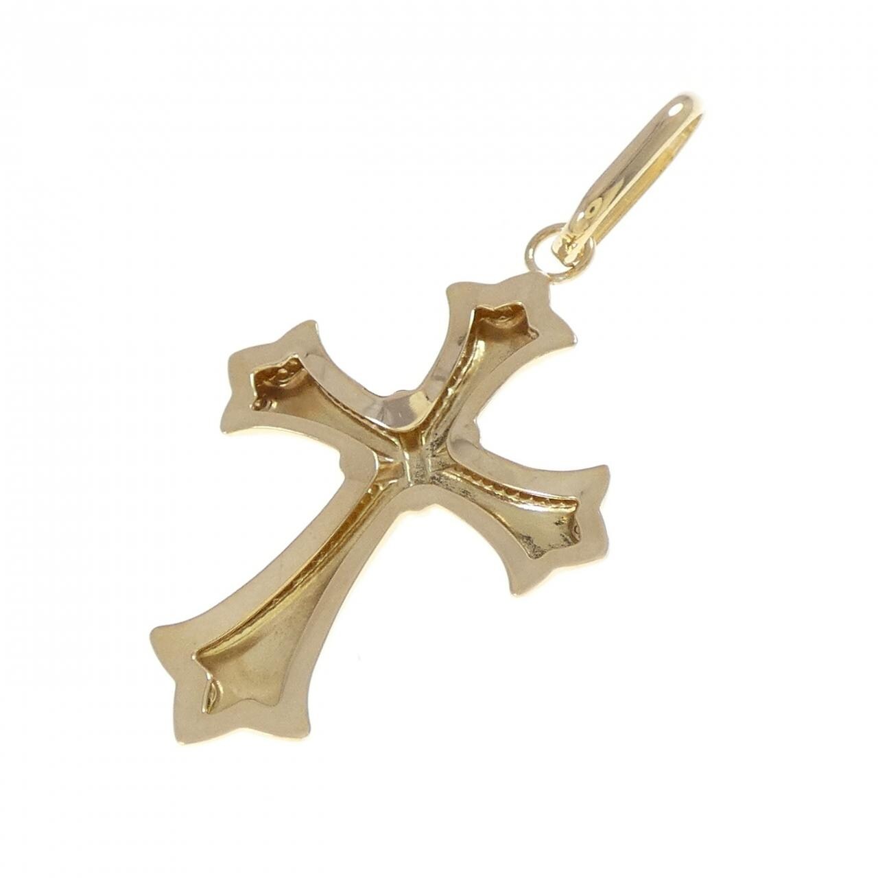 K18YG クロス ペンダント