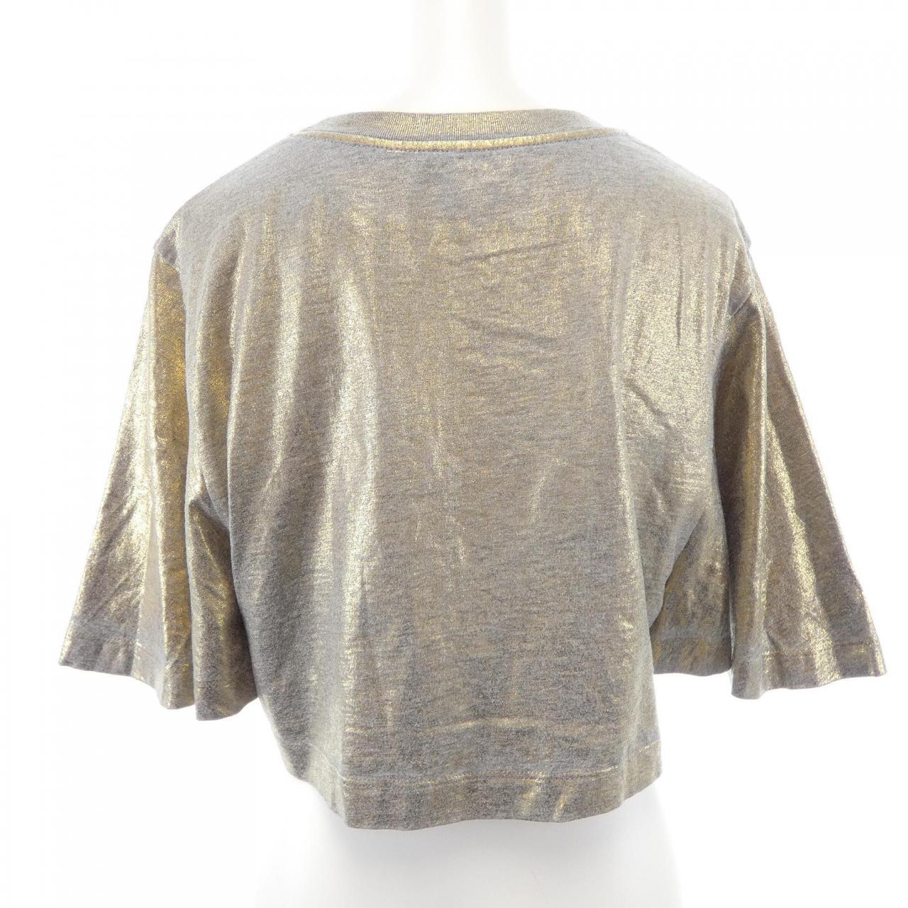 LOUIS VUITTON Metallic Wash Crop Top FOTS21PR6