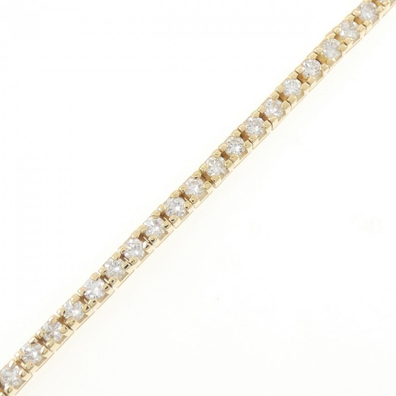 750YG ダイヤモンド ブレスレット 3.17CT