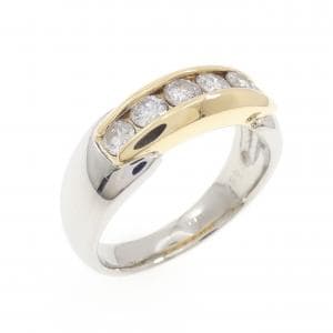 PT900/K18YG ダイヤモンド リング 0.50CT