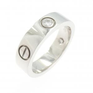 カルティエ ラブ ハーフダイヤ リング