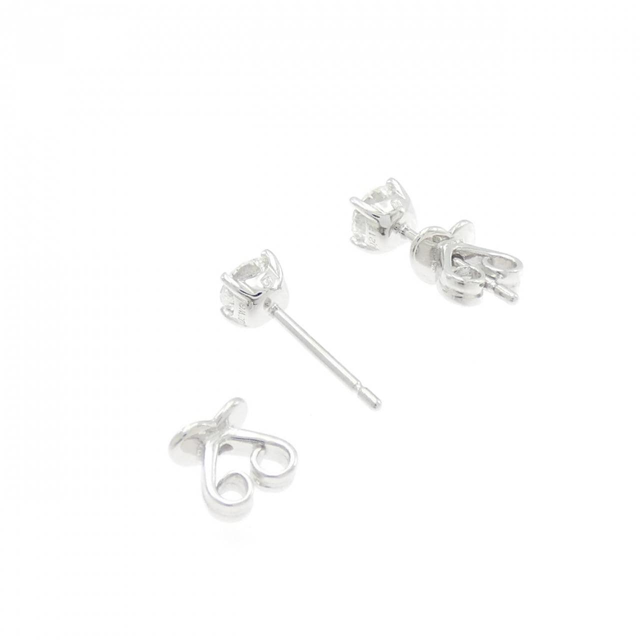 ポンテヴェキオ ダイヤモンド ピアス 0.419CT