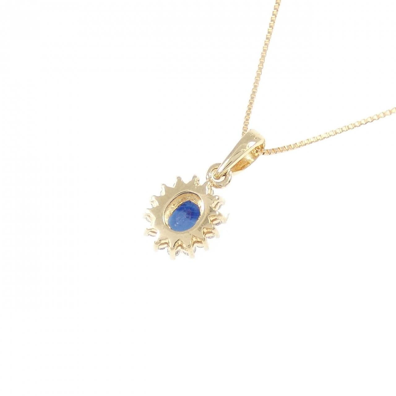 K18YG sapphire necklace