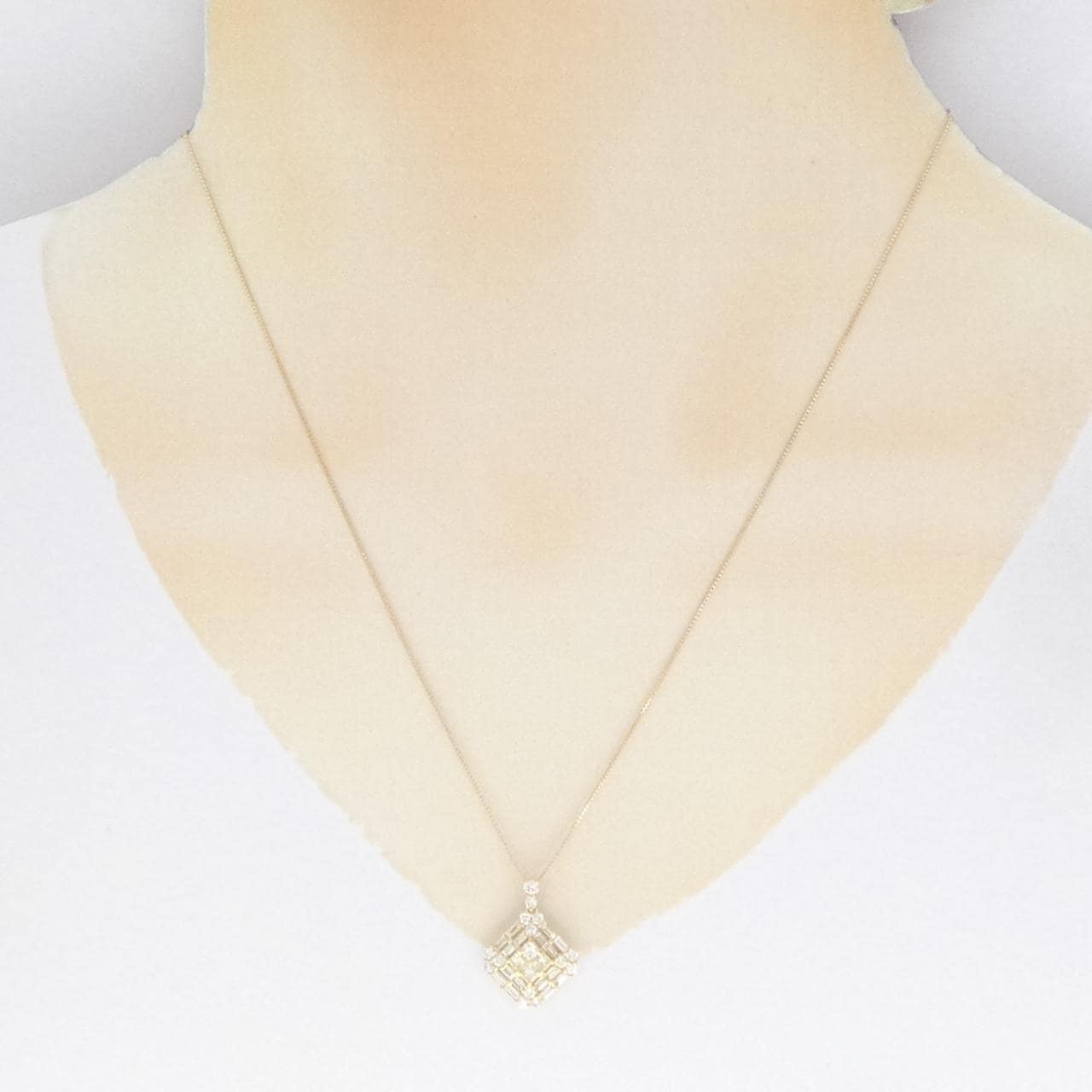 [新品] K18YG鑽石項鍊 1.00CT