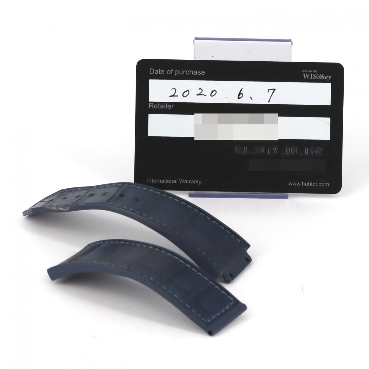 ウブロ クラシックフュージョンクロノグラフチタニウムブルー 521.NX.7170.LR TI 自動巻