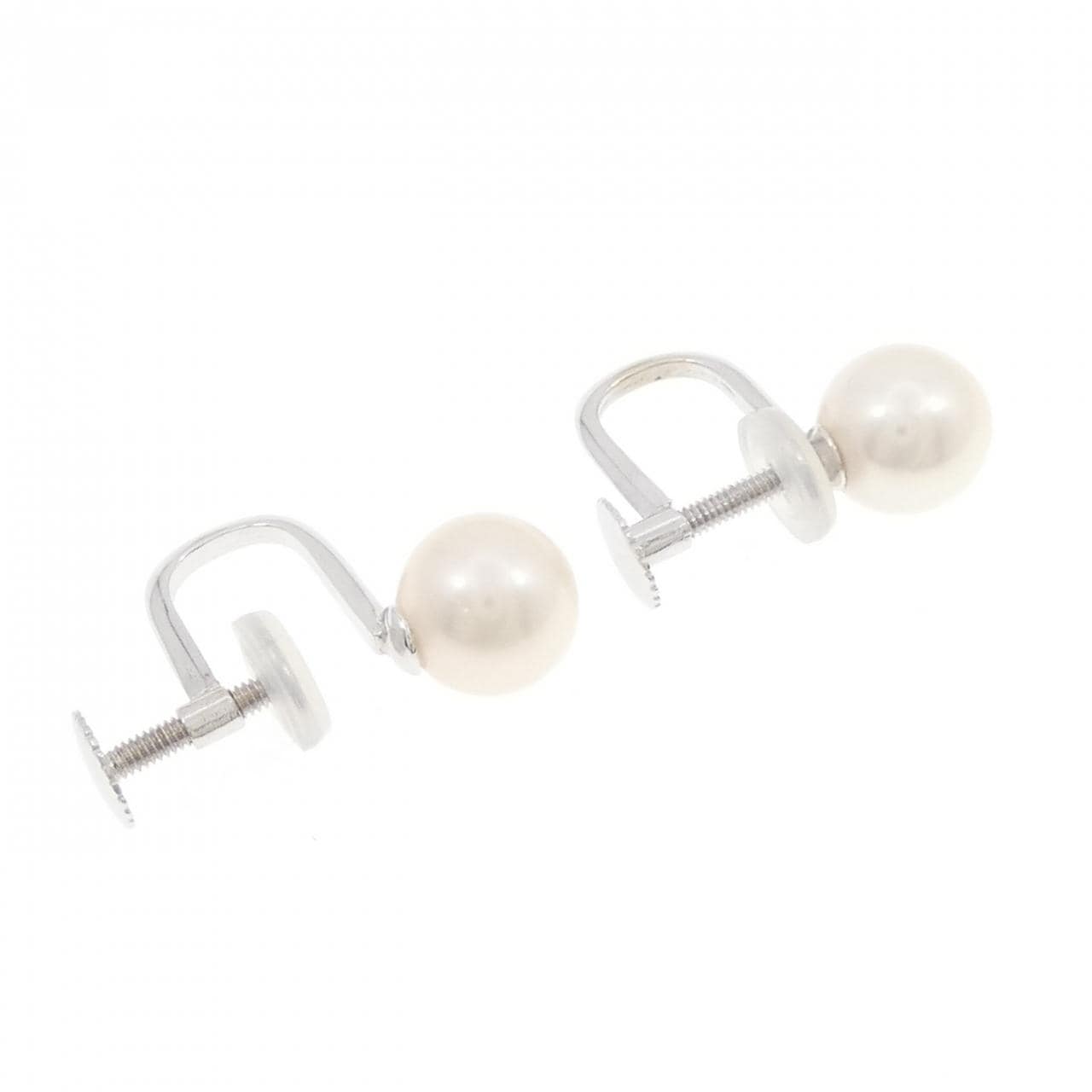 K14WG アコヤパール イヤリング 7mm