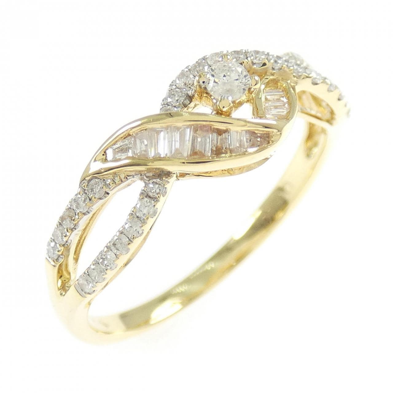 K18YG ダイヤモンド リング 0.30CT