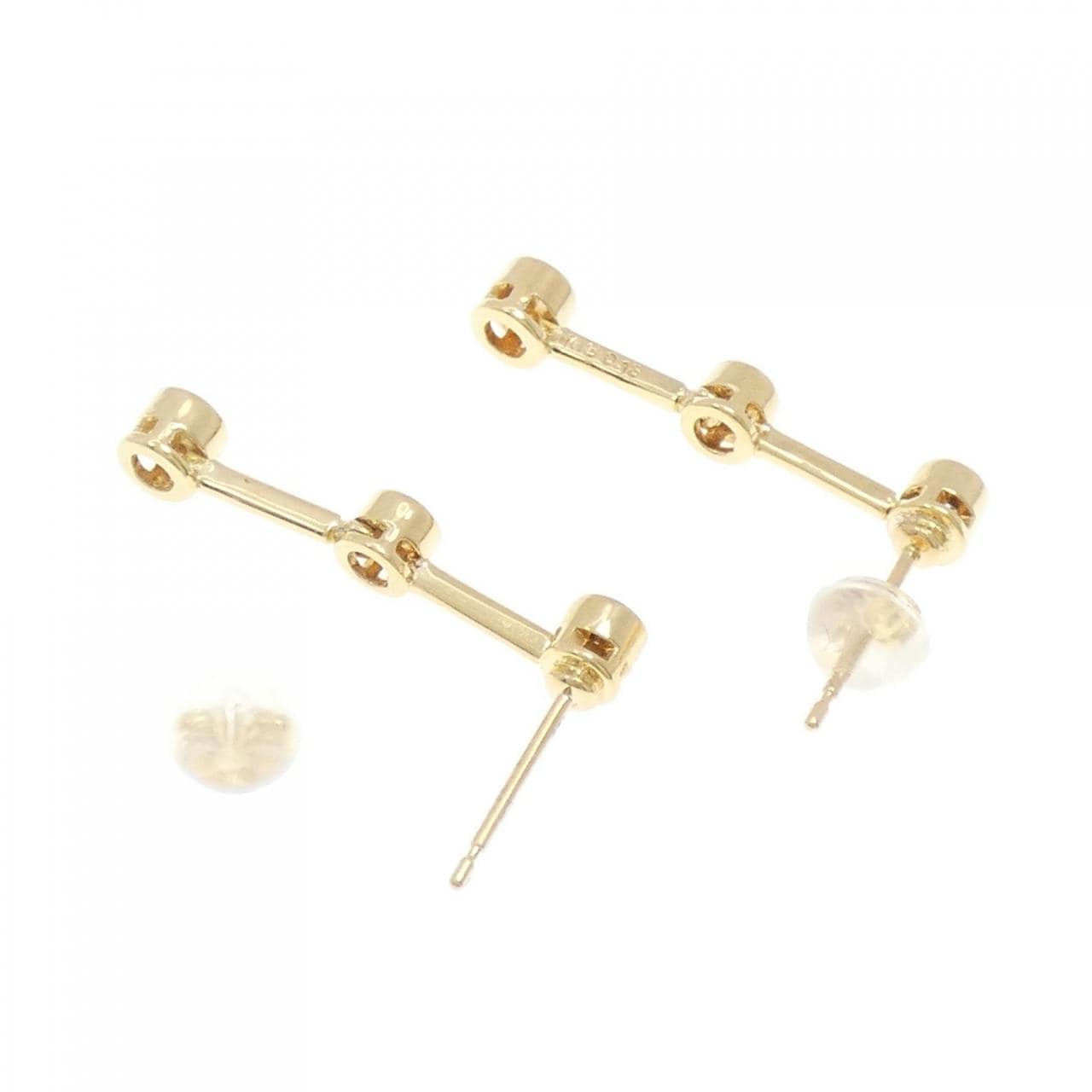 K18YG ダイヤモンド ピアス 0.36CT