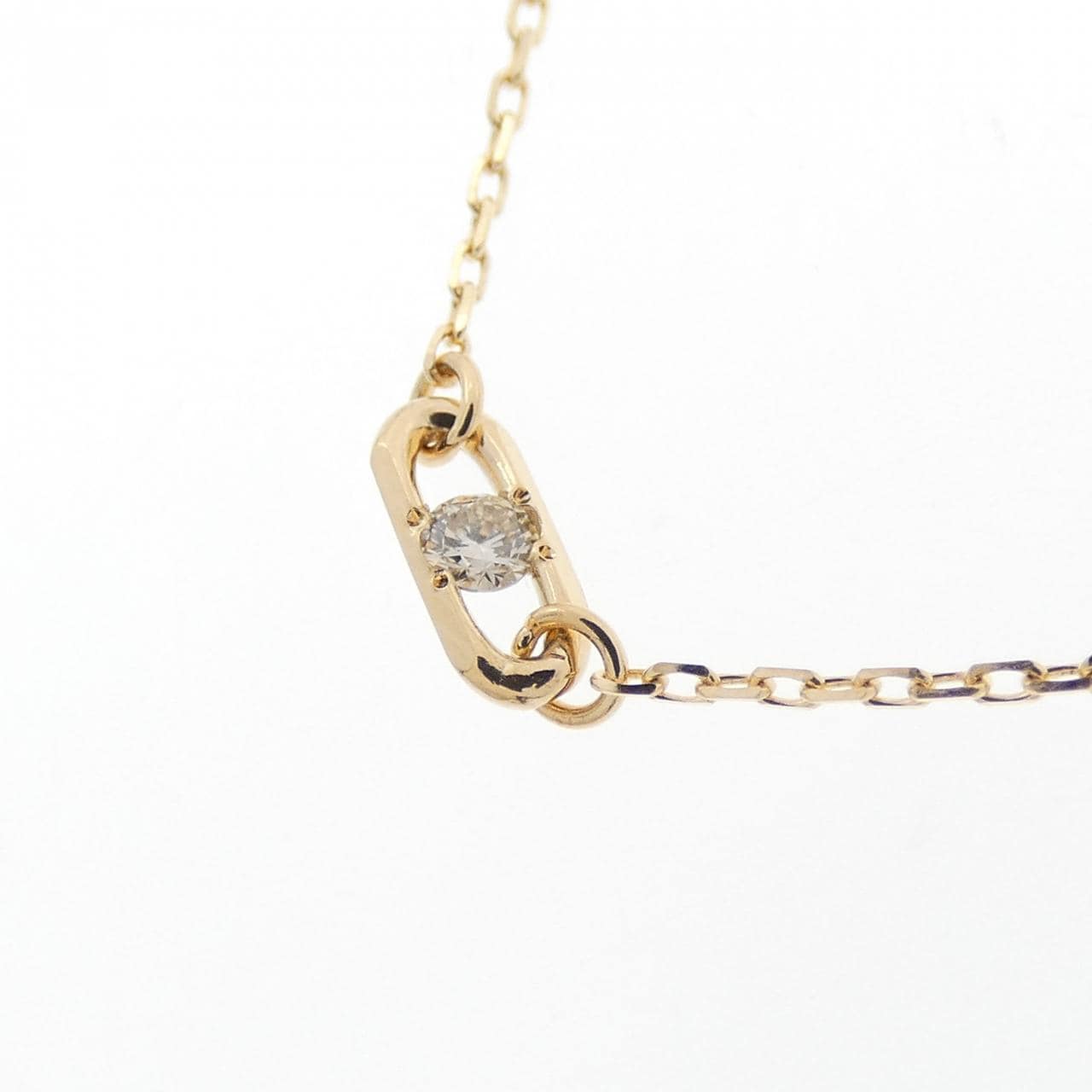 【新品】K18YG ダイヤモンド ネックレス 0.09CT