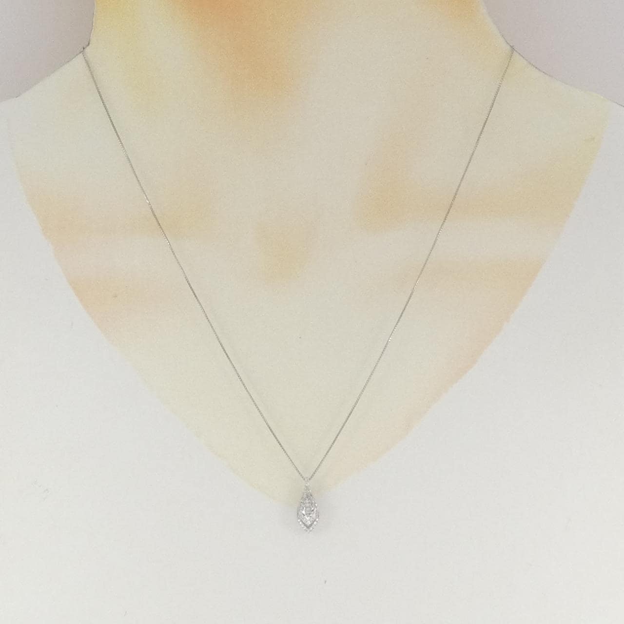 PT950/PT850 ダイヤモンド ネックレス 0.15CT