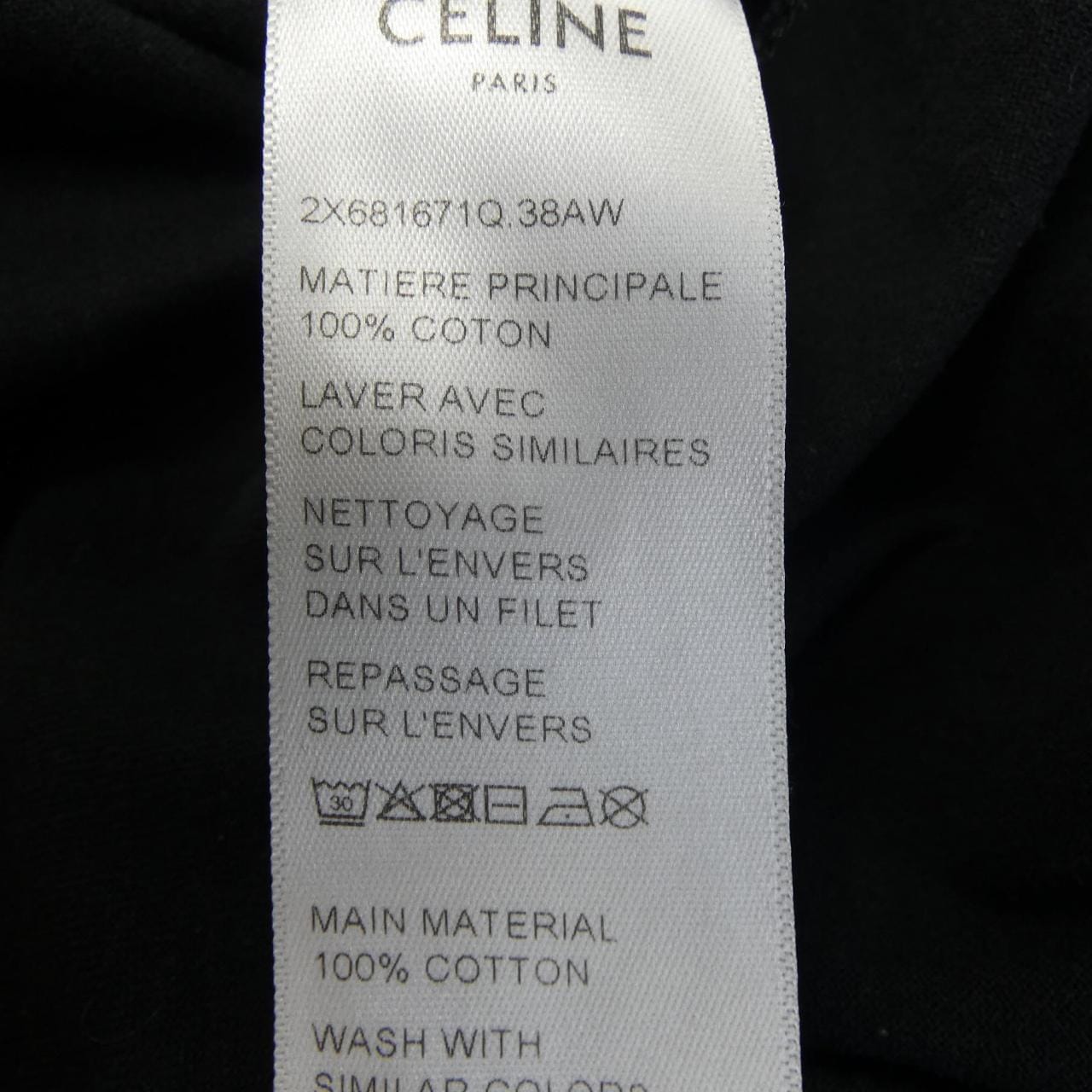 セリーヌ CELINE CELINE ルーズTシャツ 2X681671Q Tシャツ