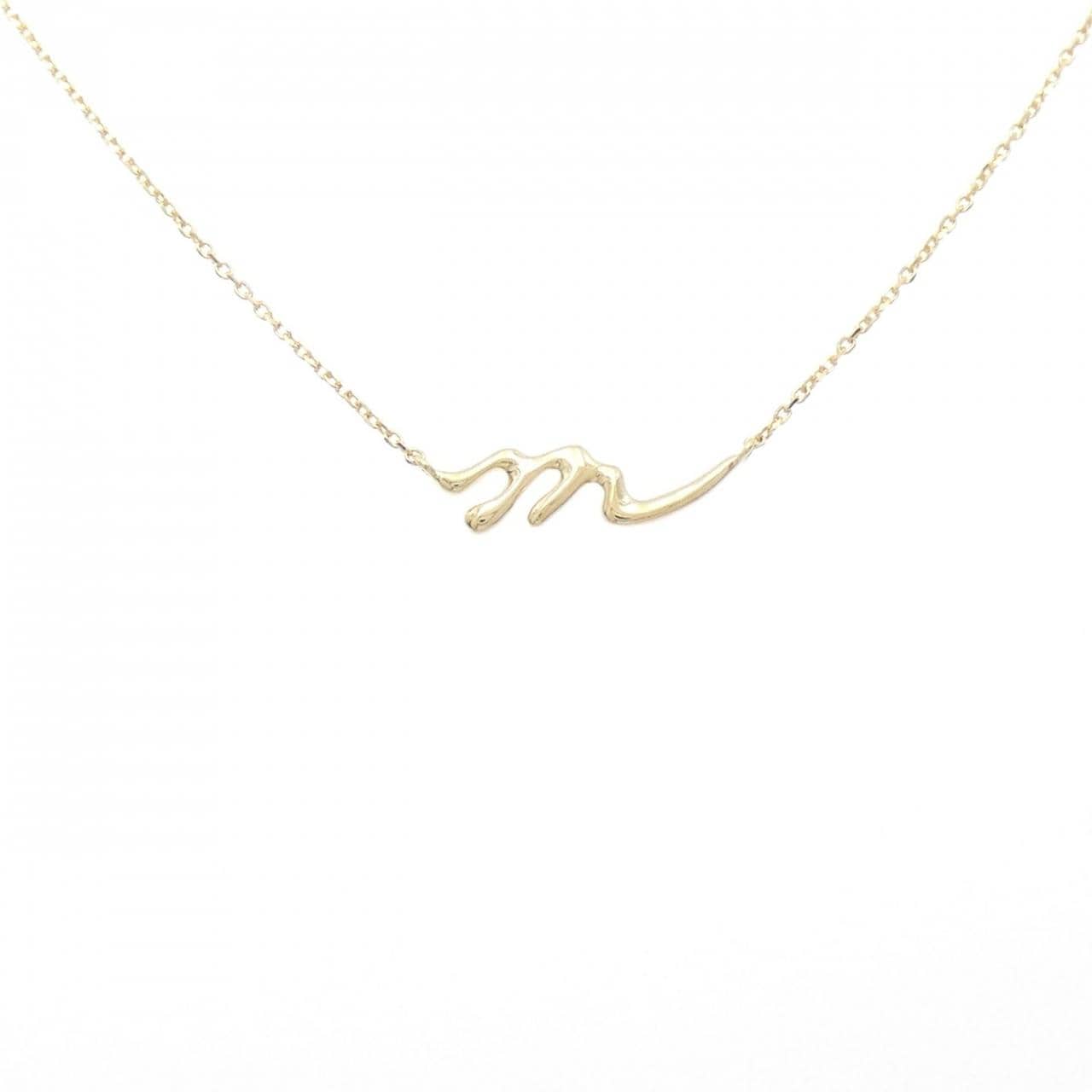 K18YG necklace