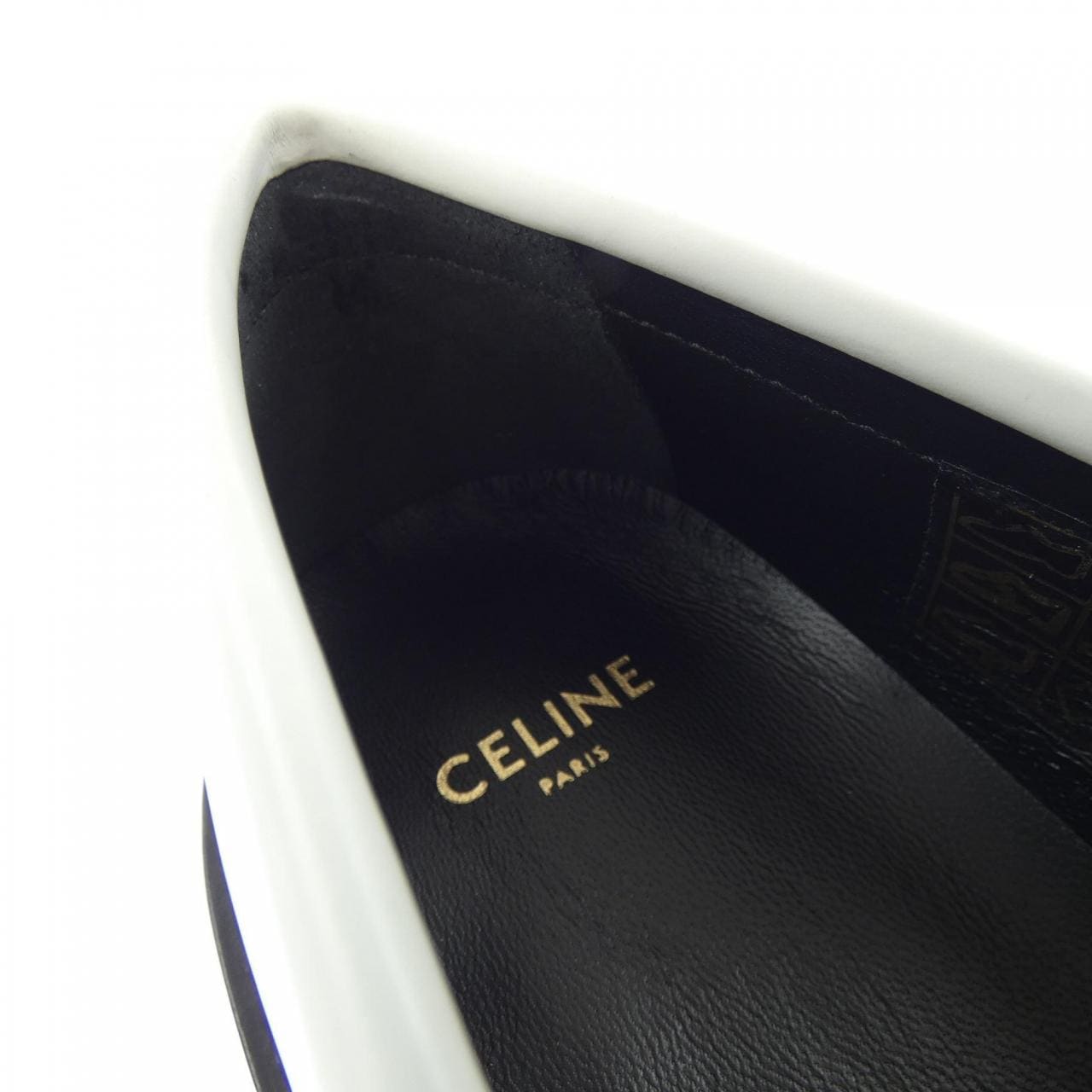 セリーヌ CELINE トリオンフチェーン付CELINEマーガレットローファー 344893602C シューズ