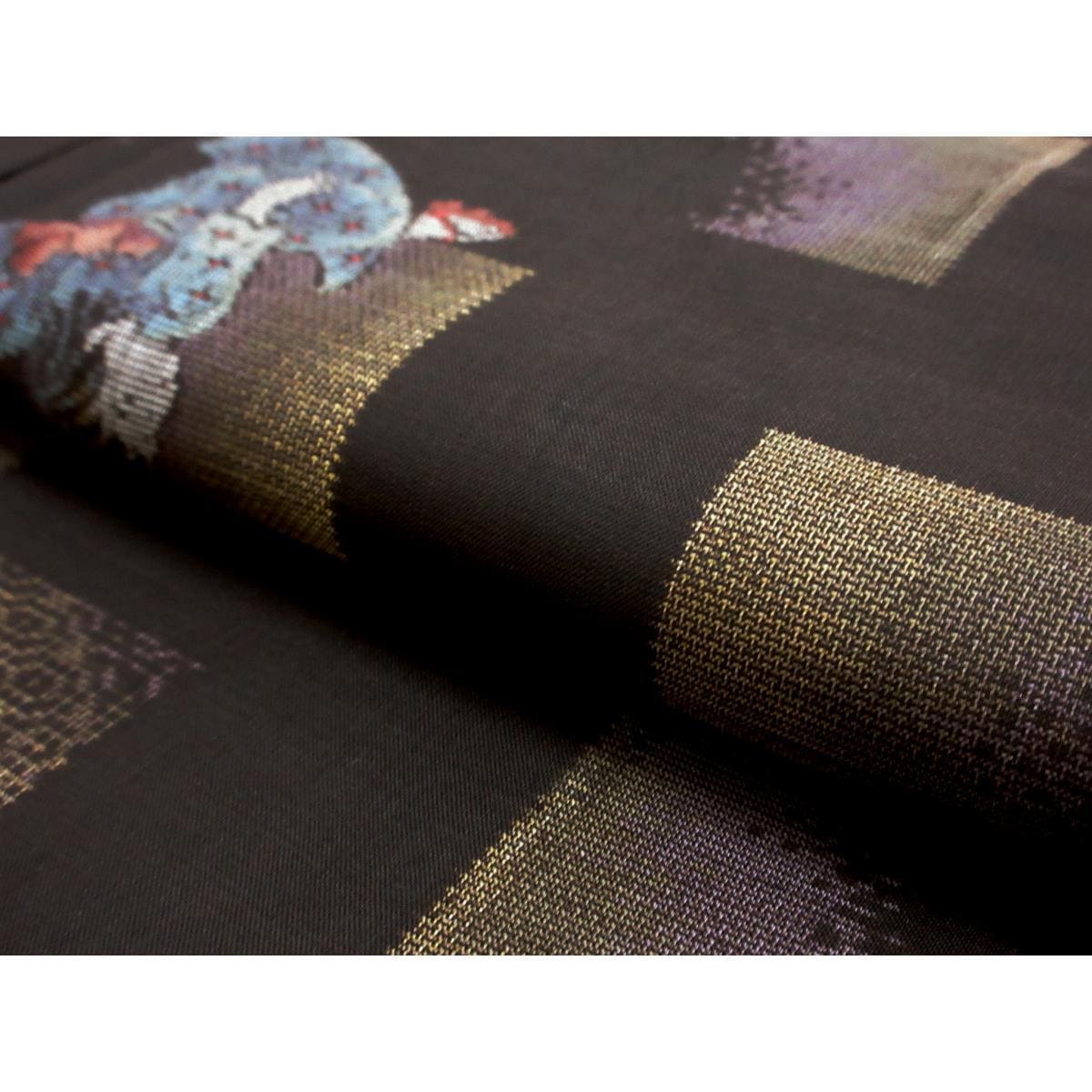 紬　九マルキ　証紙付【本場奄美大島紬】