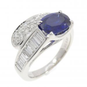 PT900 サファイヤ リング 1.34CT