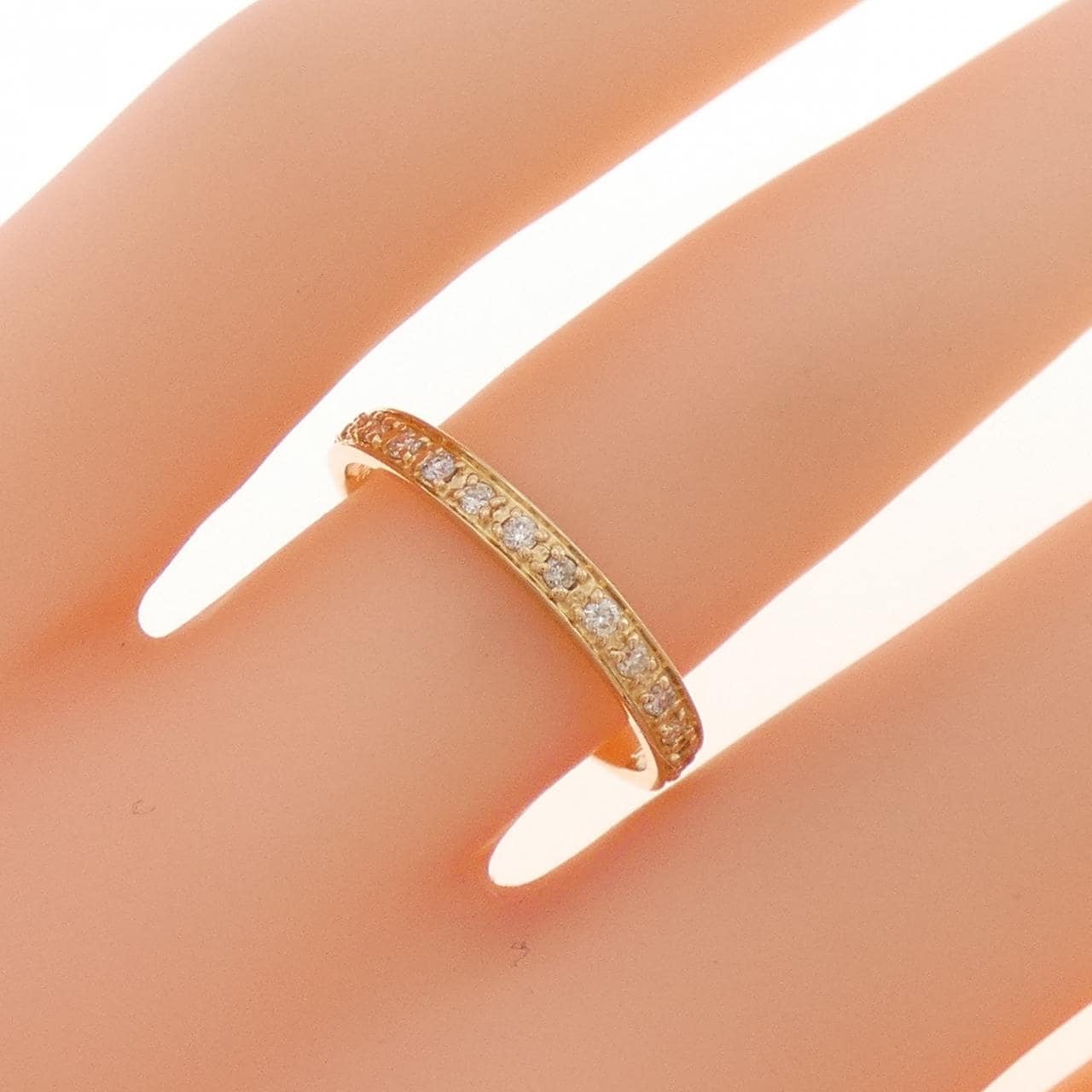 K18PG ダイヤモンド リング 0.14CT
