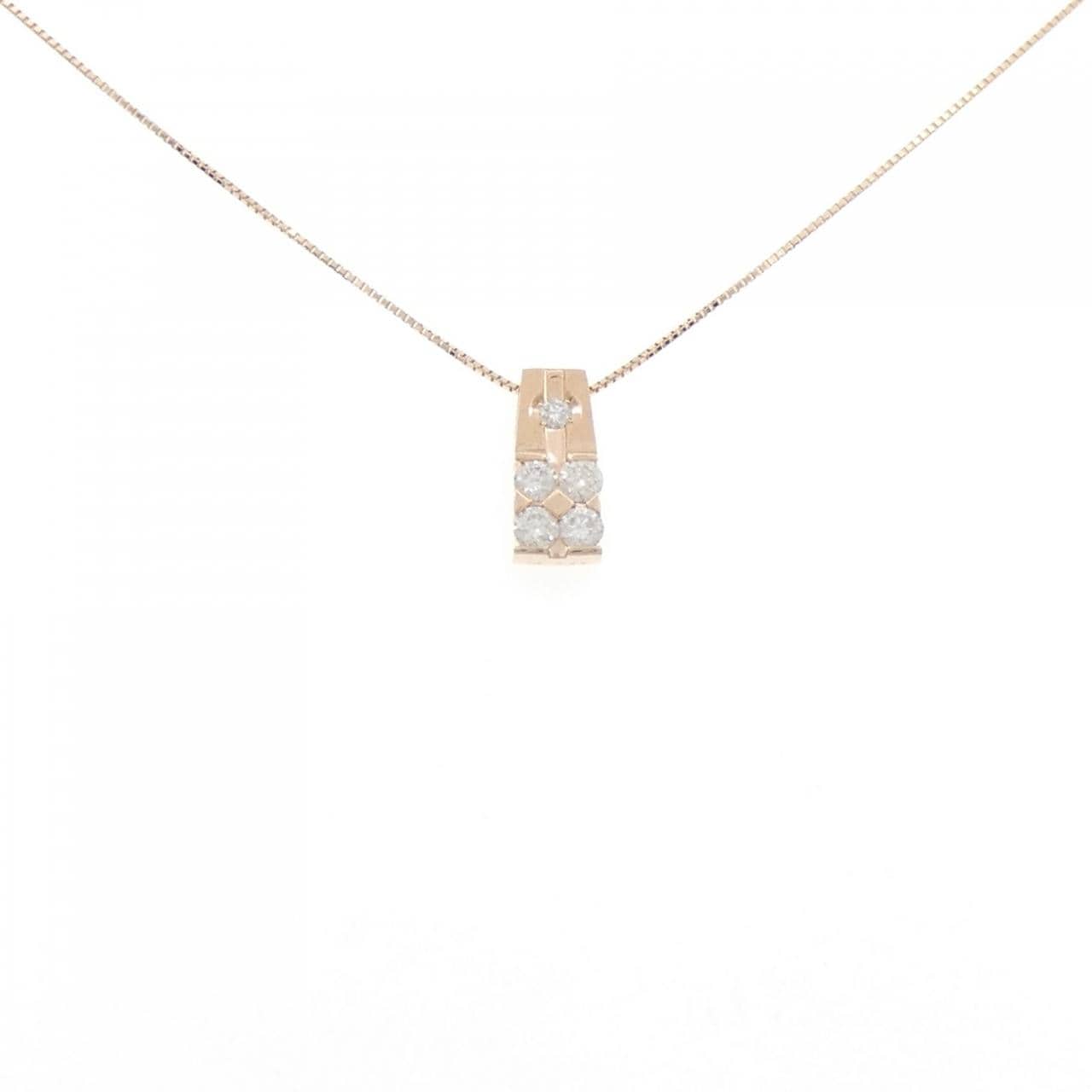 K18PG ダイヤモンド ネックレス 0.52CT