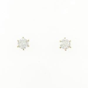【リメイク】K18YG/ST ダイヤモンド ピアス 0.212CT 0.218CT E-F SI1 EXT H&C