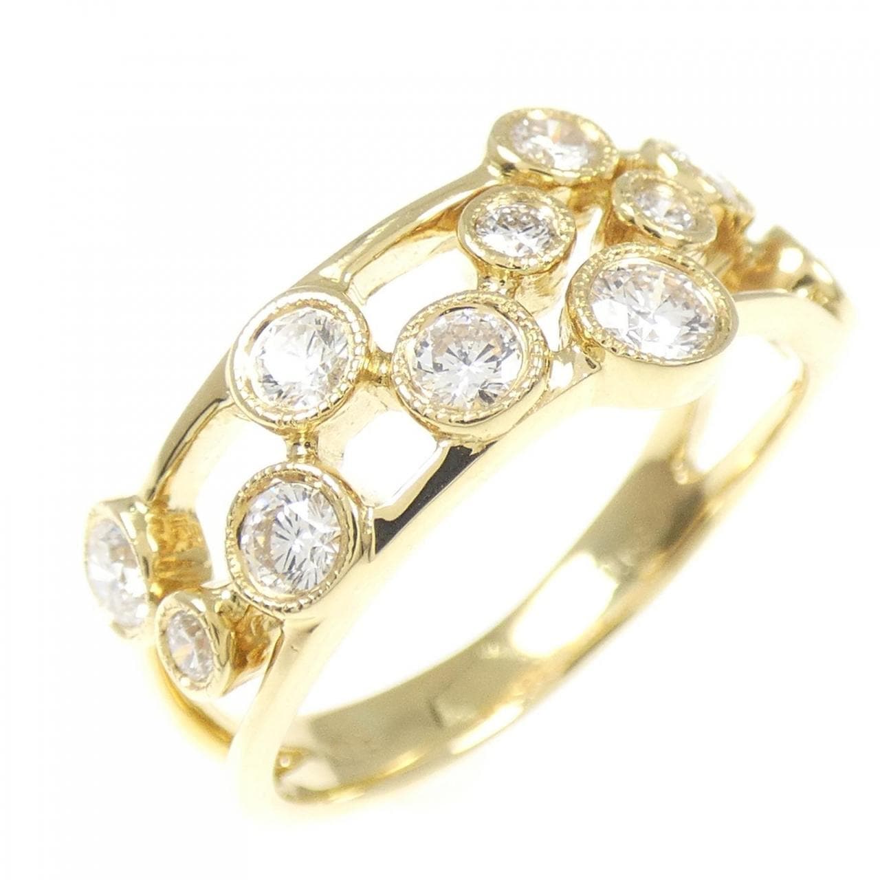 K18YG ダイヤモンド リング 0.63CT