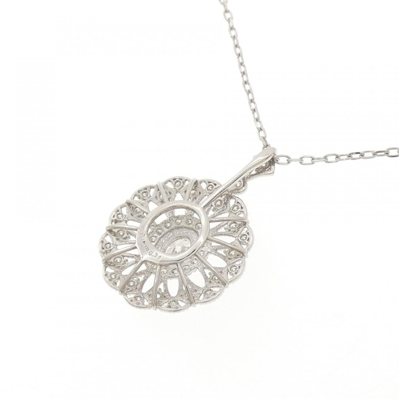 PT900/PT850 ダイヤモンド ネックレス 0.174CT