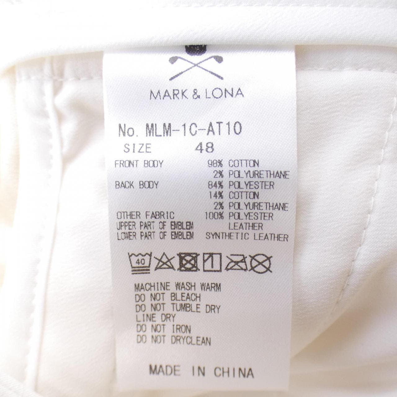 MARK&LONA パンツ