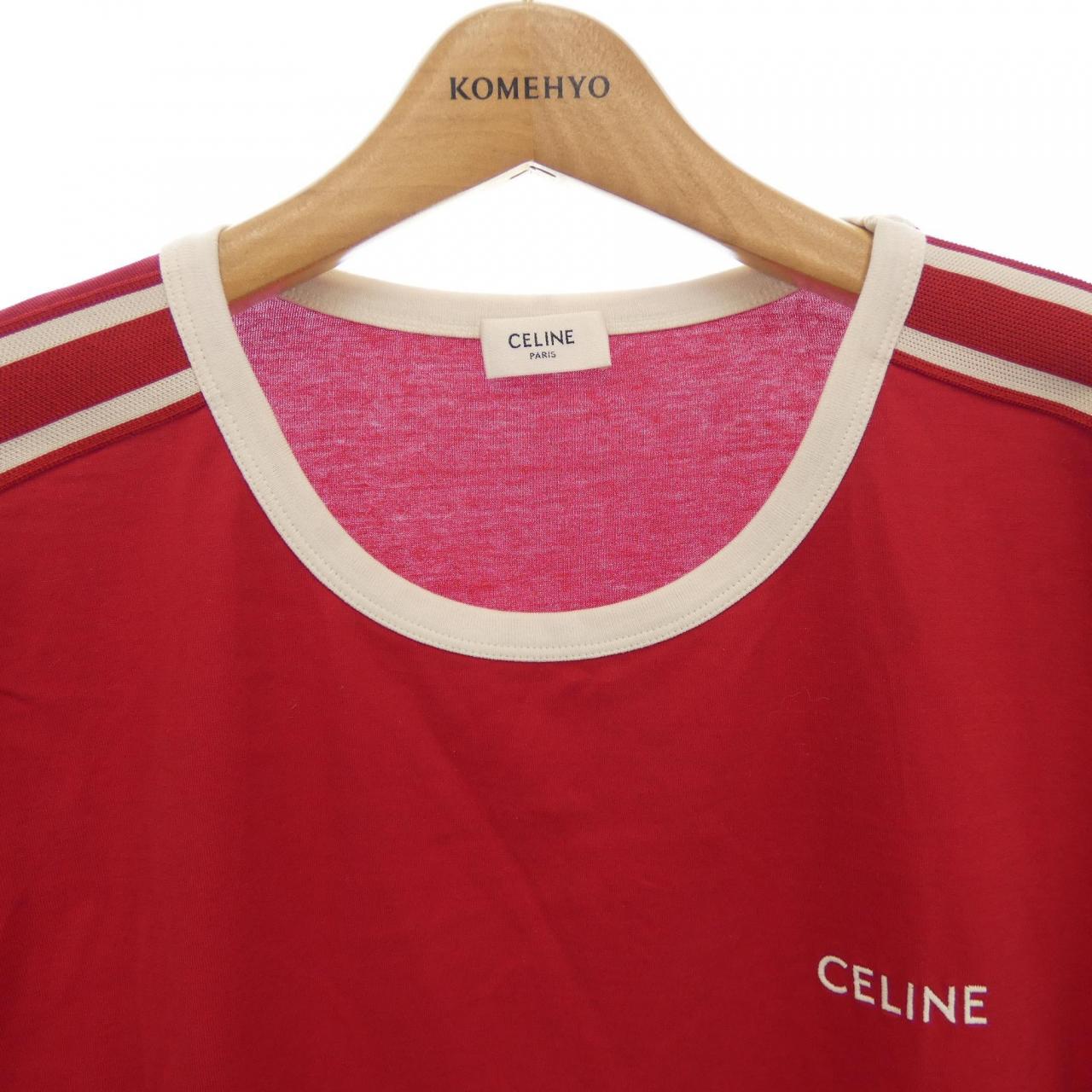 セリーヌ CELINE CELINEレギュラーTシャツ 2X15N671Q Tシャツ