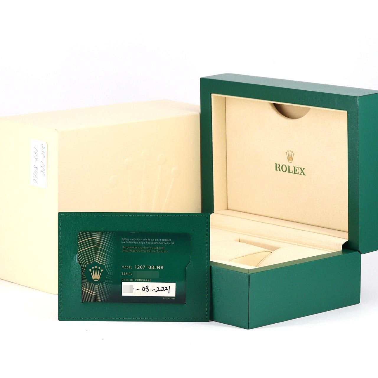 ROLEX GMT Master II 126710BLNR･3 SS自动上弦随机编号