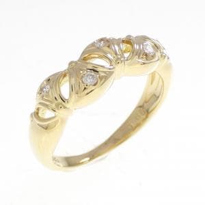 K18YG ダイヤモンド リング 0.06CT