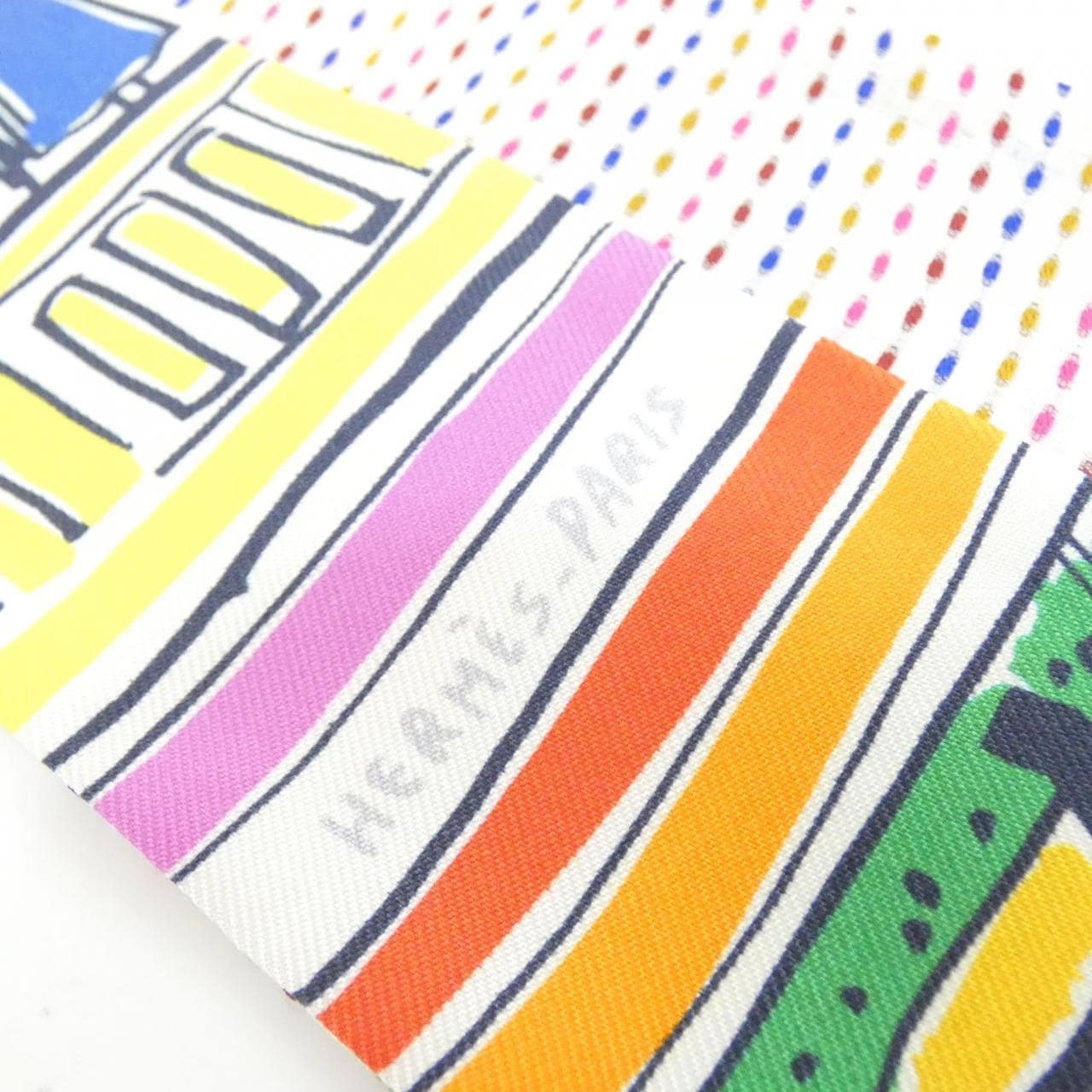 エルメス RAYURES D'ETE ツイリーツインズ 563850S スカーフ