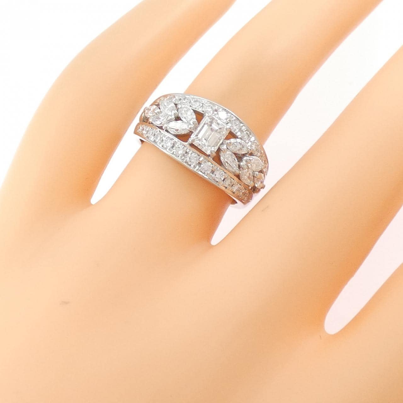 PT900 ダイヤモンド リング 0.52CT