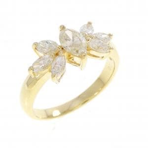 K18YG ダイヤモンド リング 0.80CT