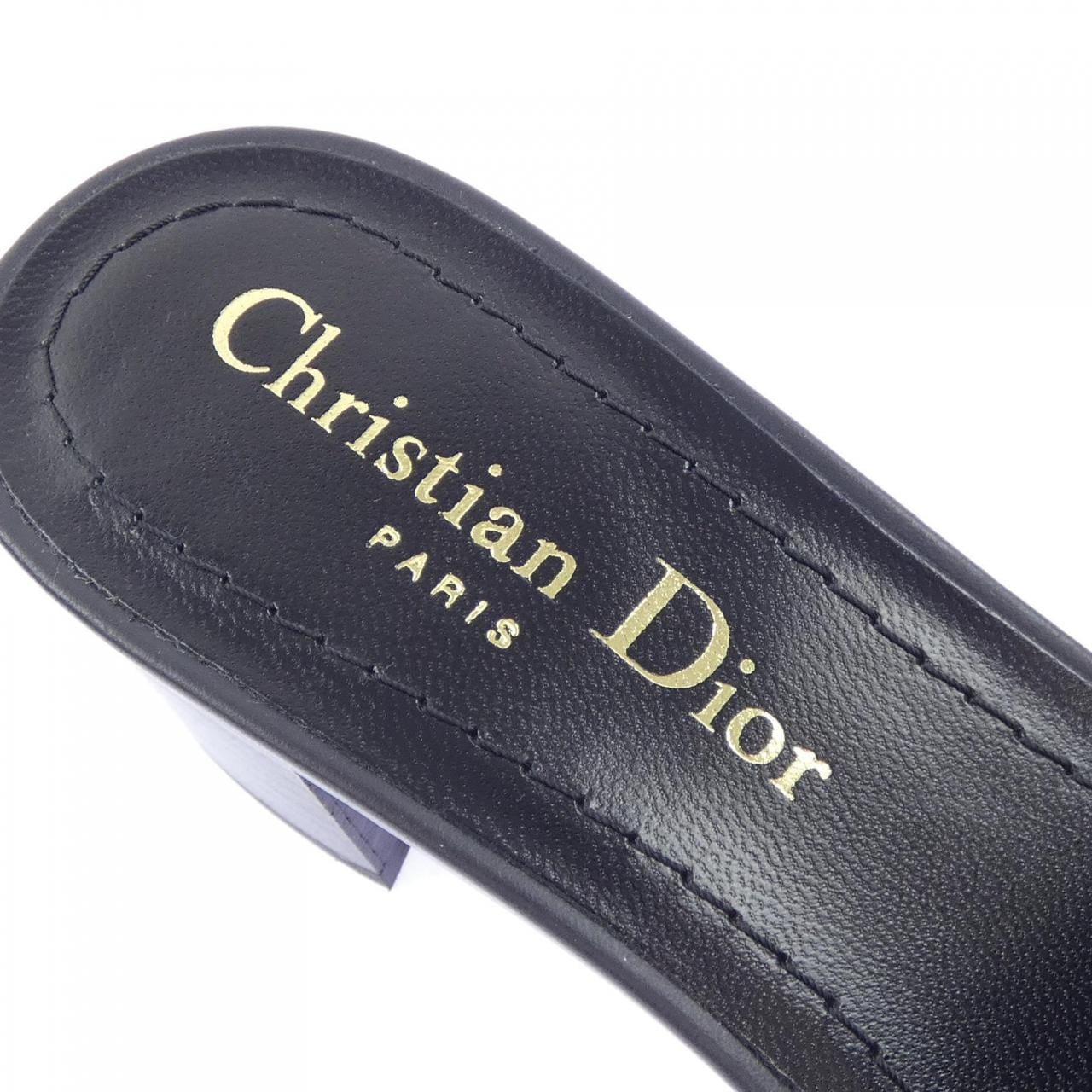 クリスチャンディオール CHRISTIAN DIOR エンブロイダリーコットン DWAY サンダル