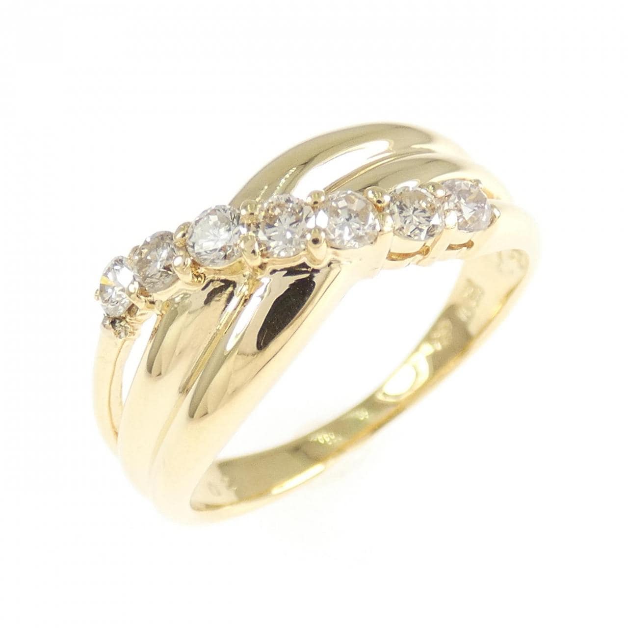 K18YG ダイヤモンド リング 0.20CT