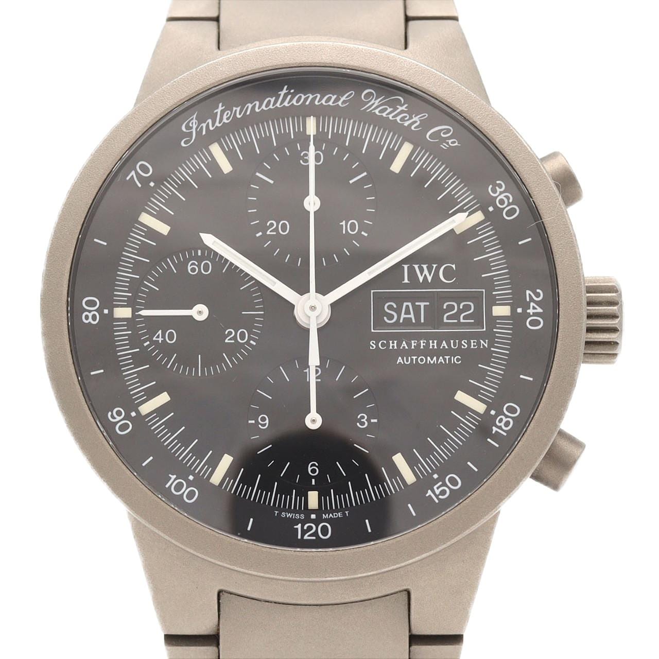 【ノーメンテナンス還元価格】IWC GSTクロノ TI IW370703 TI 自動巻
