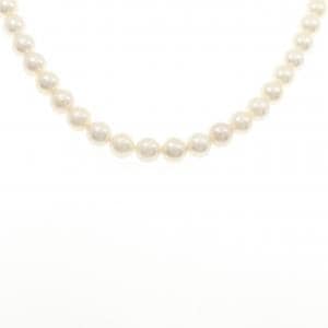 シルバークラスプ アコヤパール ネックレス 7.5-8mm
