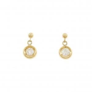 K18YG ダイヤモンド ピアス 0.30CT