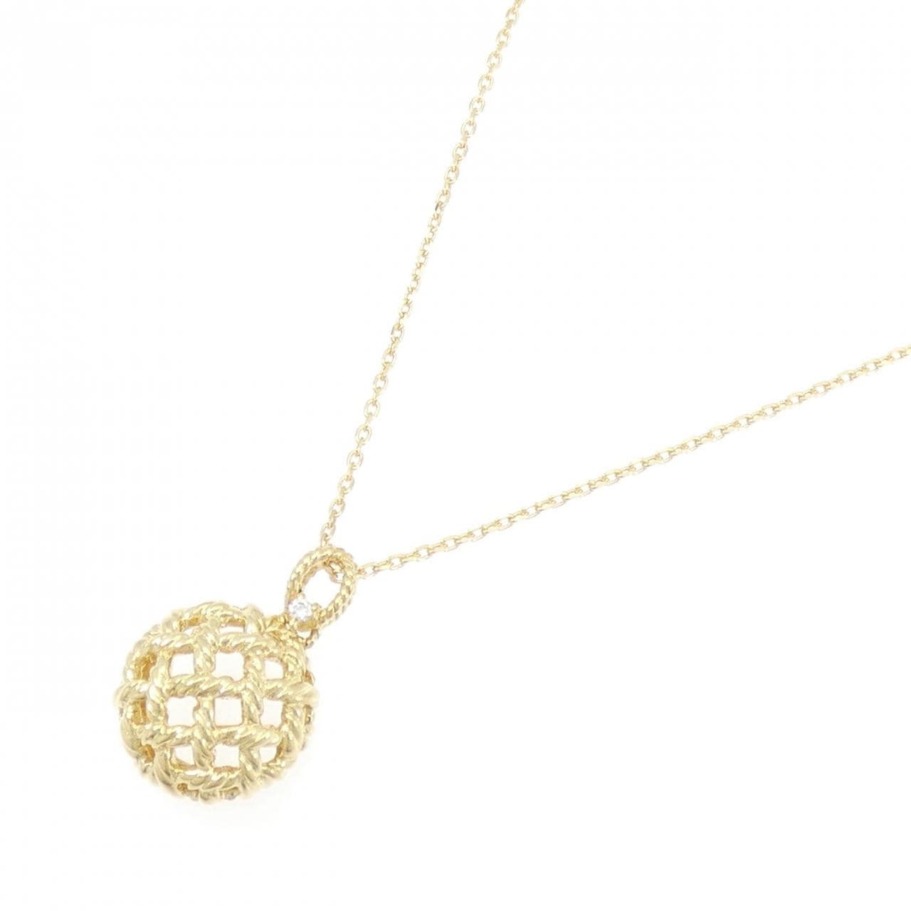 K18YG ダイヤモンド ネックレス