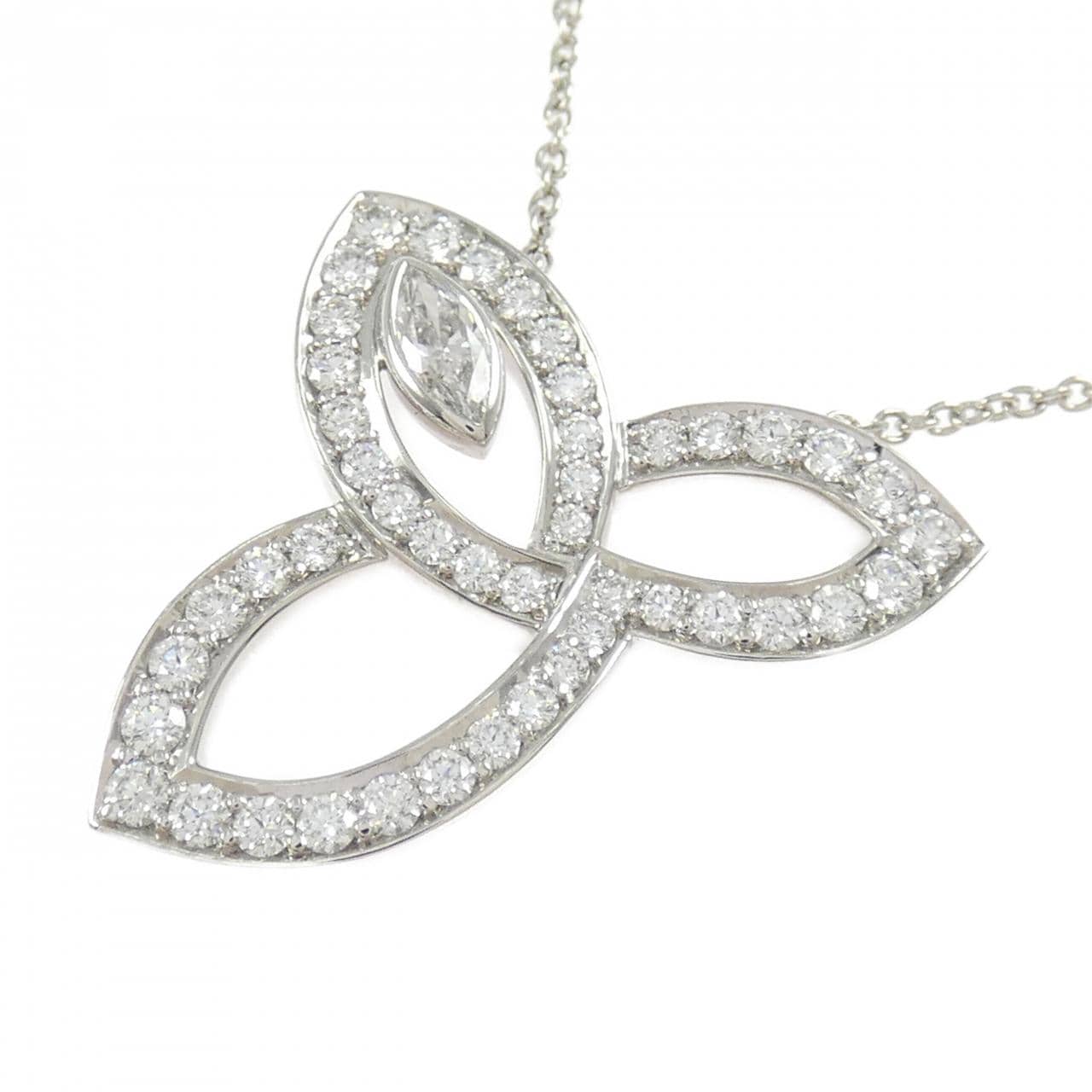 ハリーウィンストン リリークラスター ネックレス 0.13CT