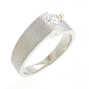 PT900/K18YG ダイヤモンド リング 0.343CT