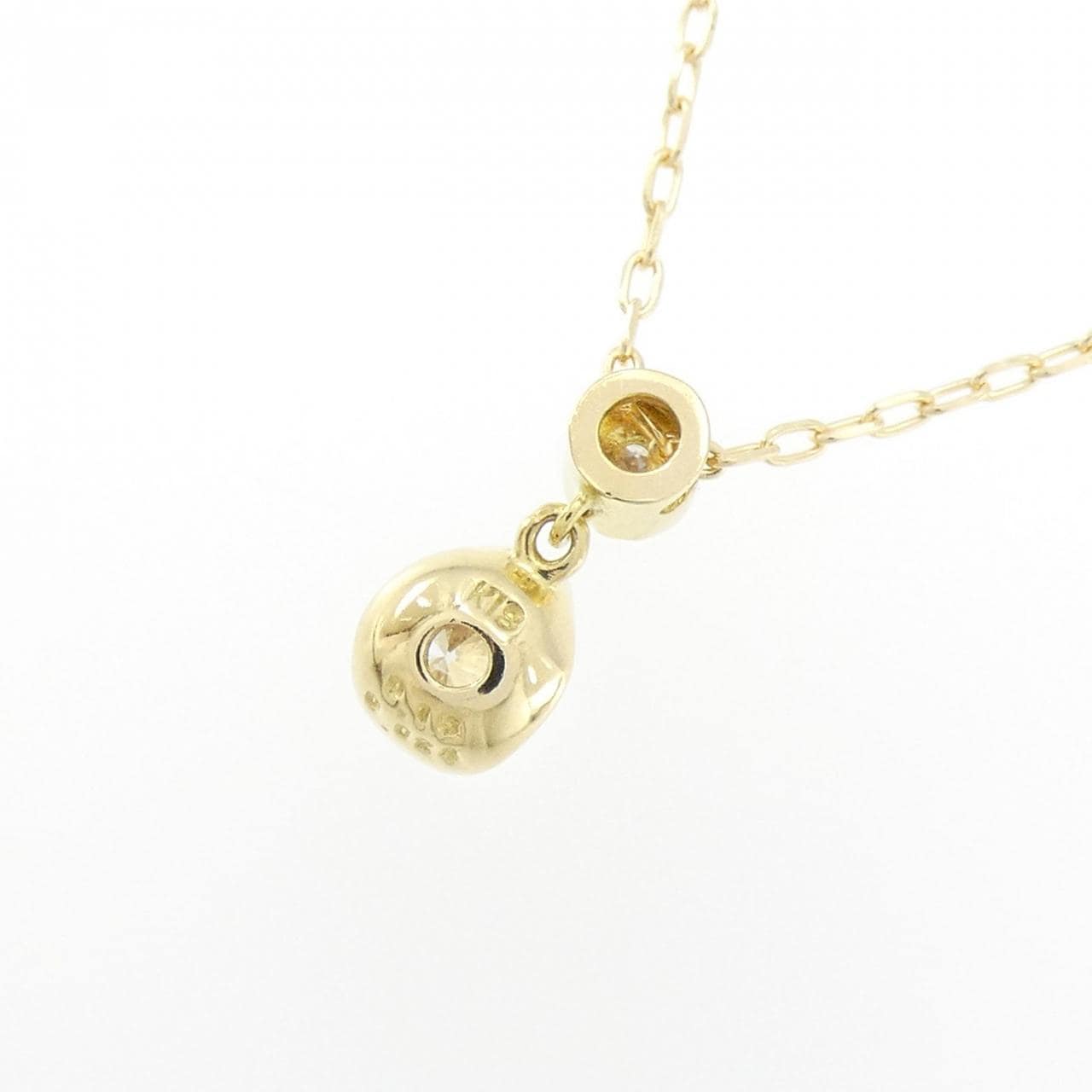 K18YG ダイヤモンド ネックレス 0.15CT