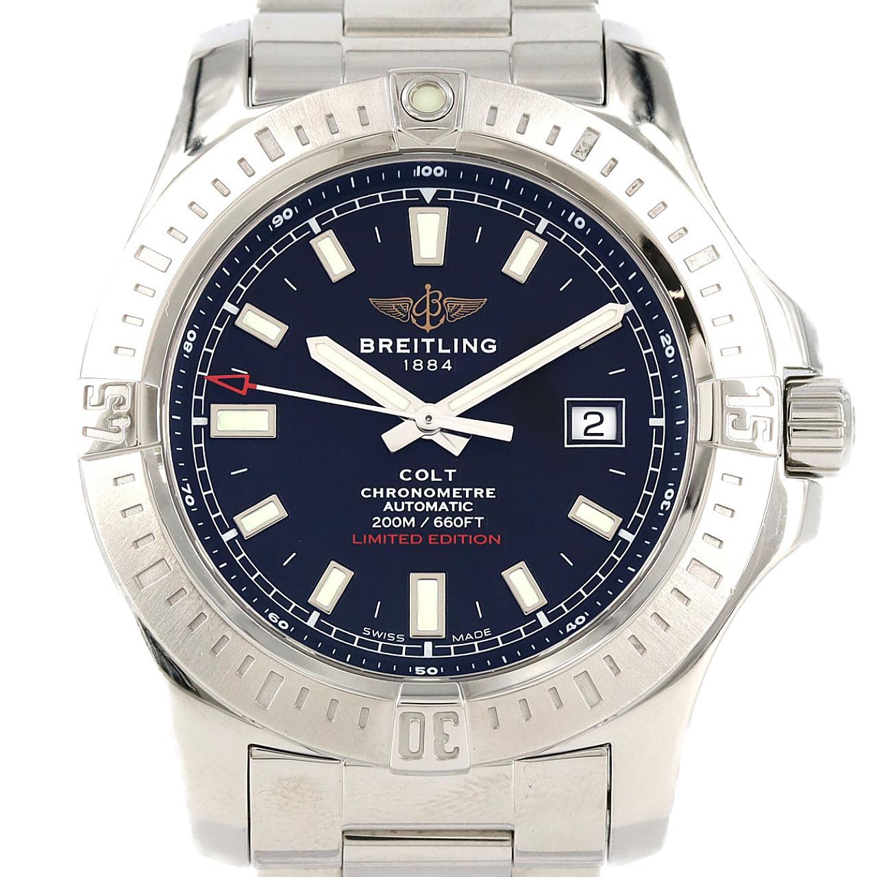 BREITLING Colt Auto 限量版 A17388/A173B66PCS SS自动上弦