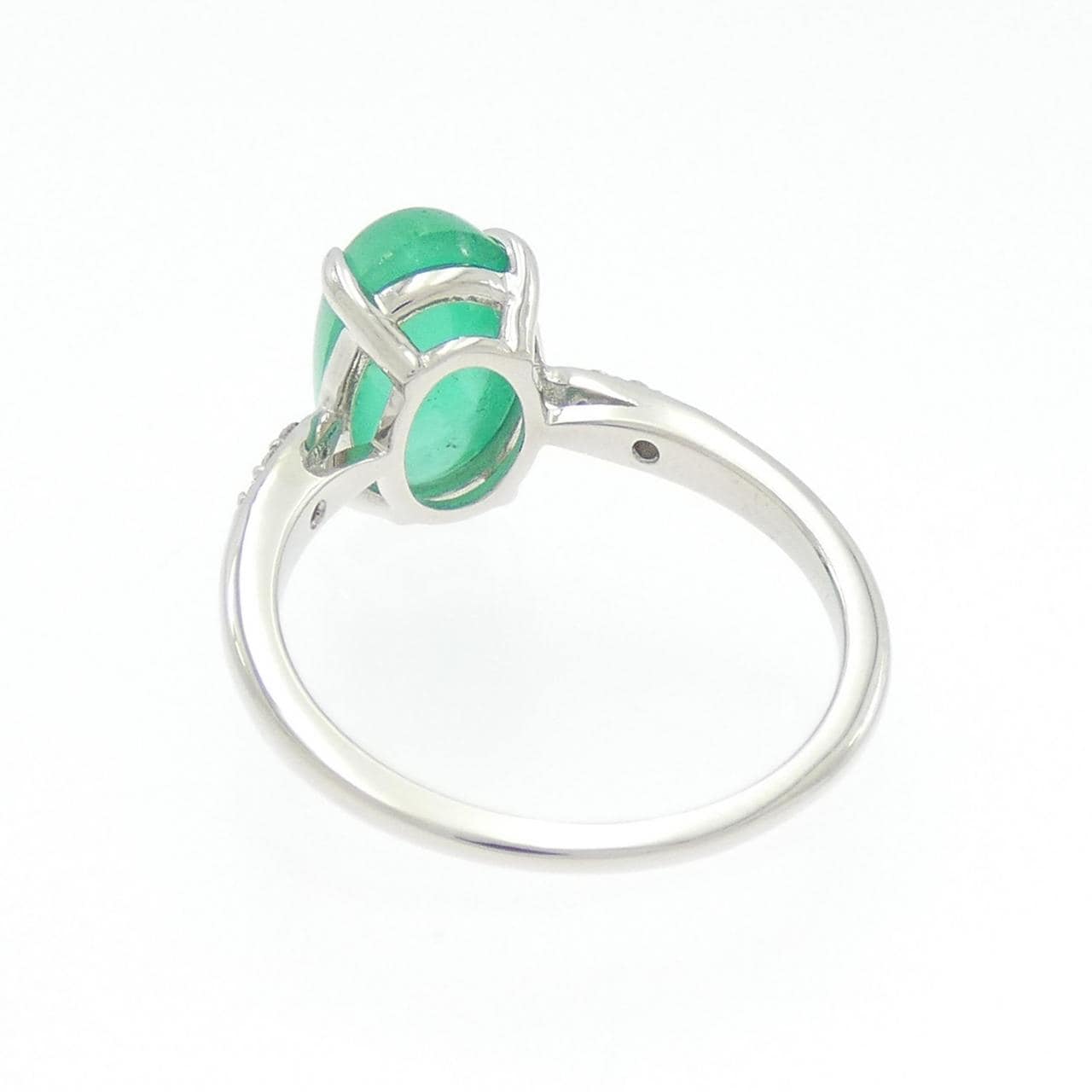 PT950 エメラルド リング 3.06CT