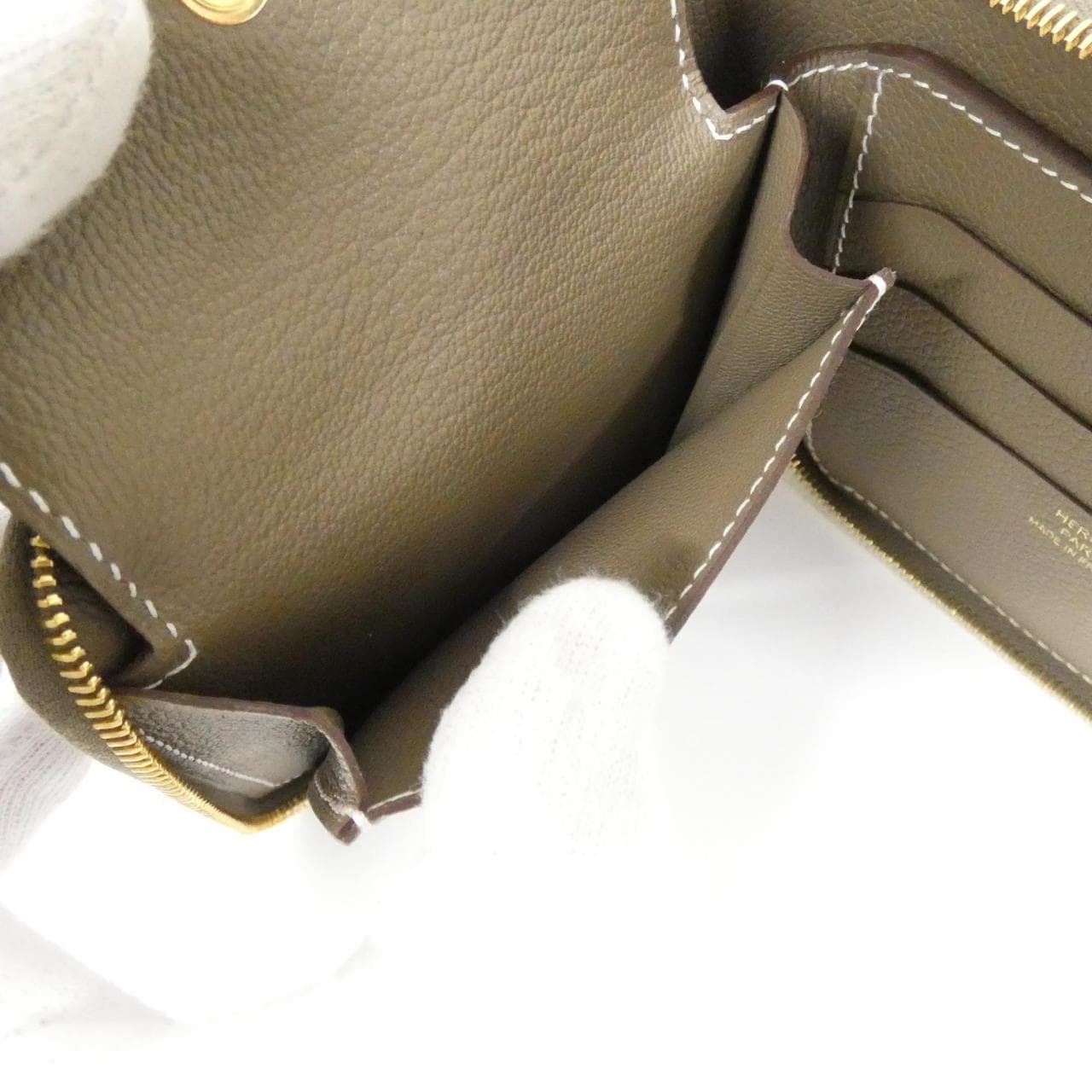 【未使用品】エルメス ジップエンゴー2 コンパクト シェーヌ ダンクル 084212CC 財布