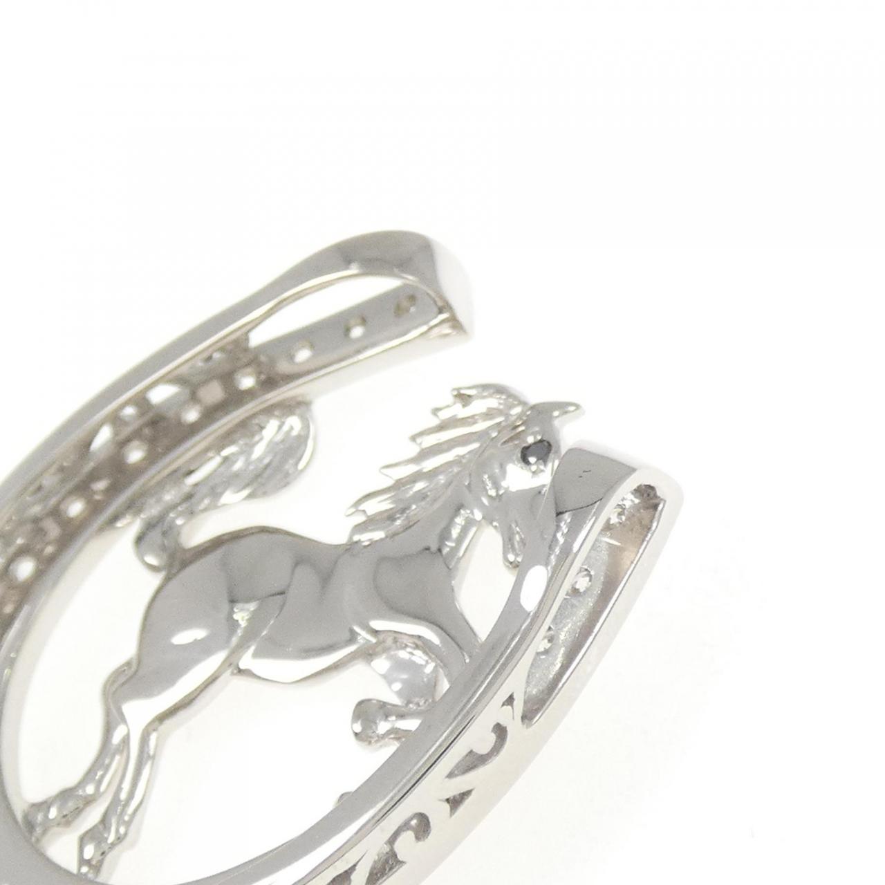 PT900 ホース ダイヤモンド ペンダント 1.60CT