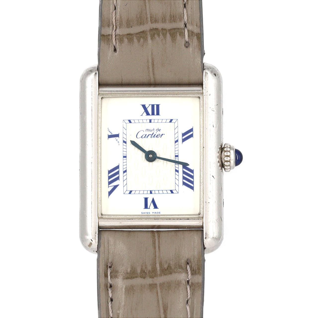 【ノーメンテナンス還元価格】カルティエ マストタンクSM W1014054 シルバー クォーツ