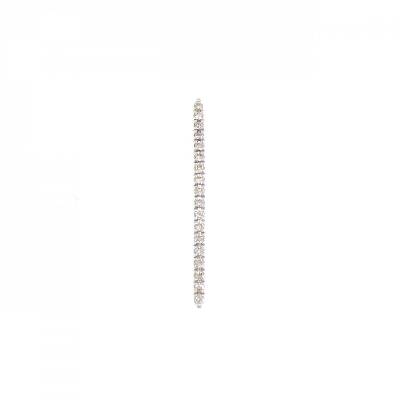ヒロタカ ダイヤモンド ピアス 0.09CT 片耳