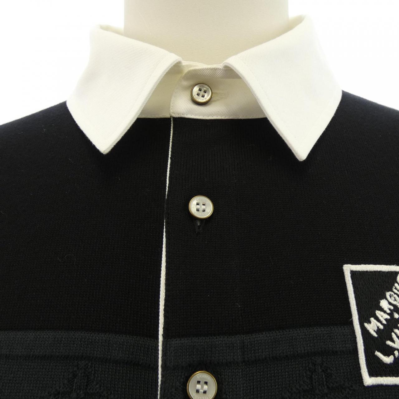ルイヴィトン LOUIS VUITTON モノグラム ジャカード ロングスリーブポロシャツ HTN09WAUR ポロシャツ