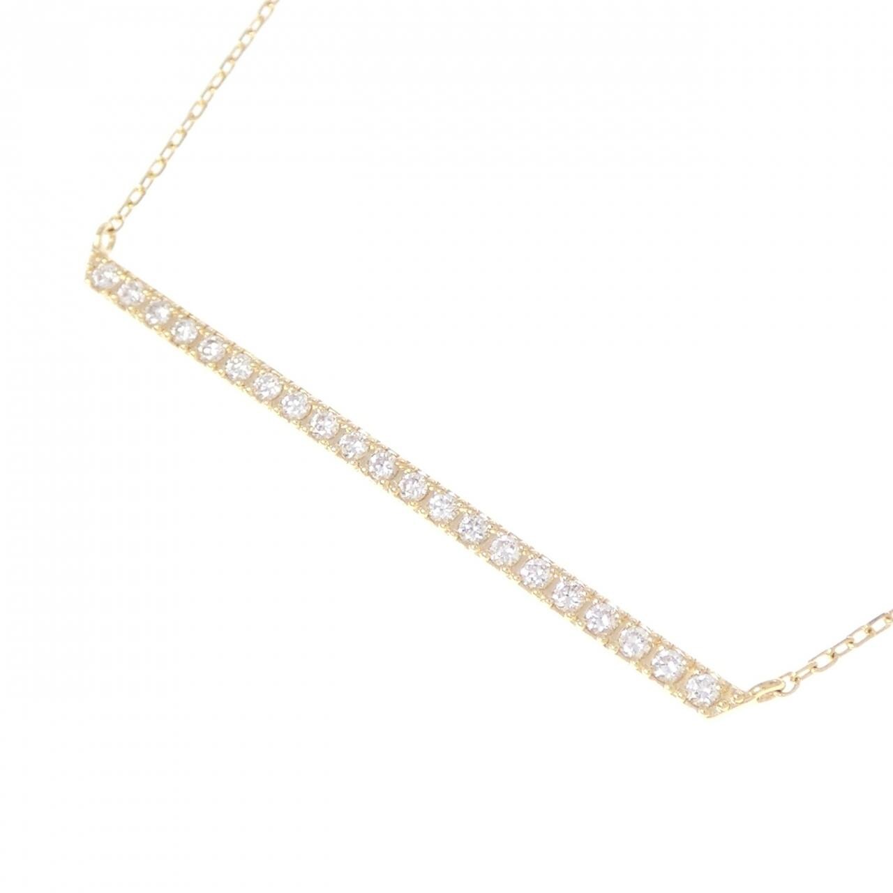 K18YG ダイヤモンド ネックレス 0.147CT